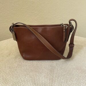 Vintage Coach small brown leather purse